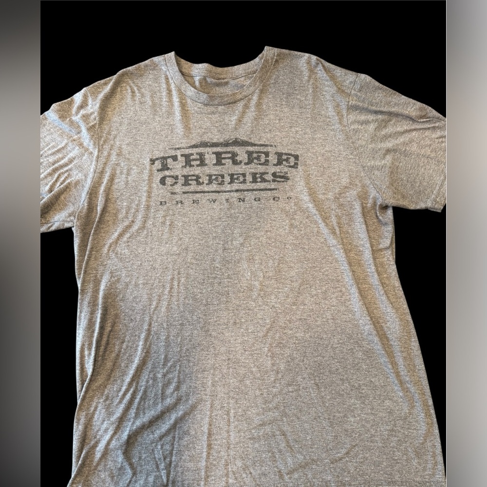 XL Men’s Three Creek Brewery Gray Men's Short Sleeve Tee